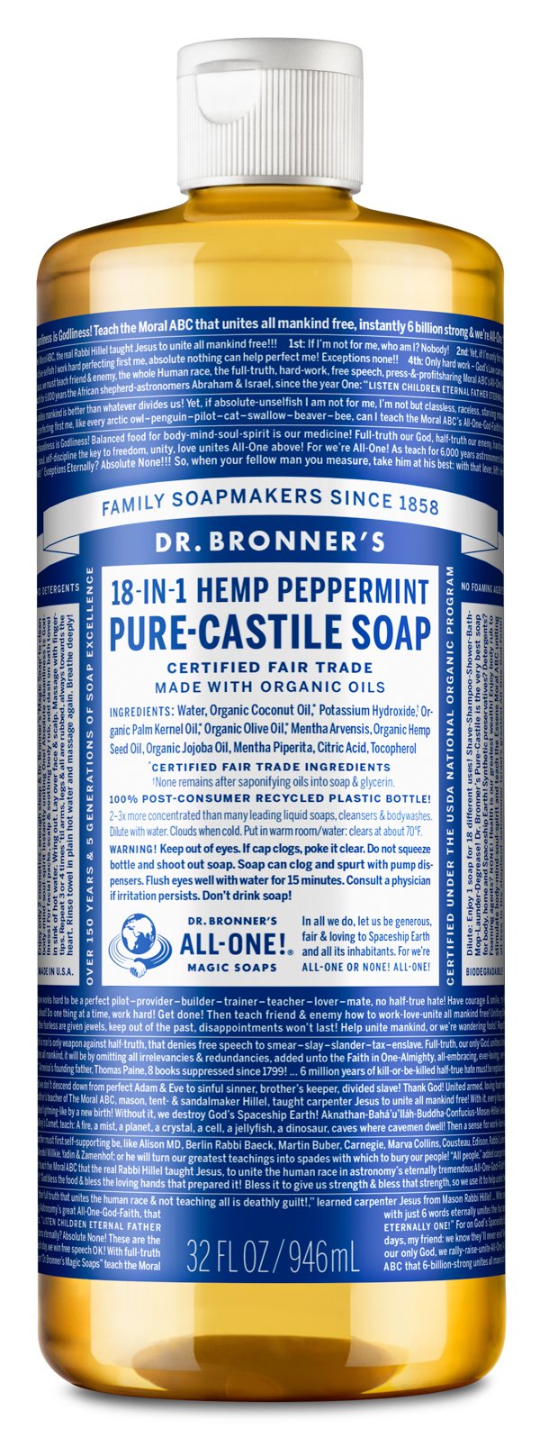 Castile Liquid Soap - Peppermint