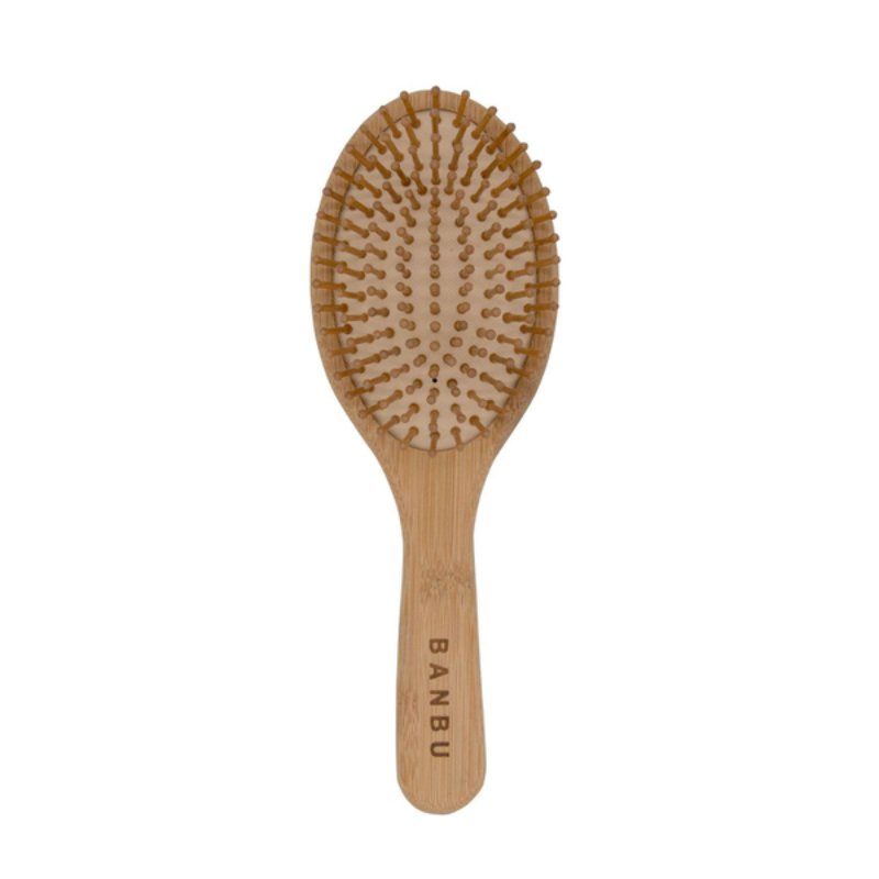 Round Wooden Hairbrush