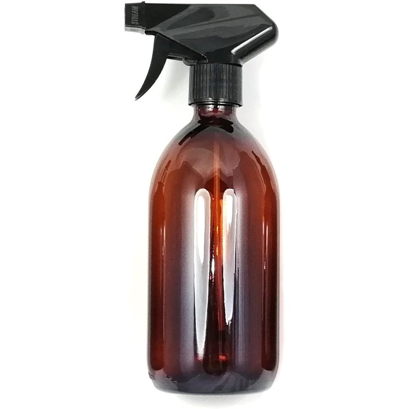 Amber Glass Bottles with Trigger Spray